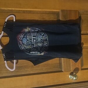 Affliction American Customs Black Sleeveless Graphic Tank Top